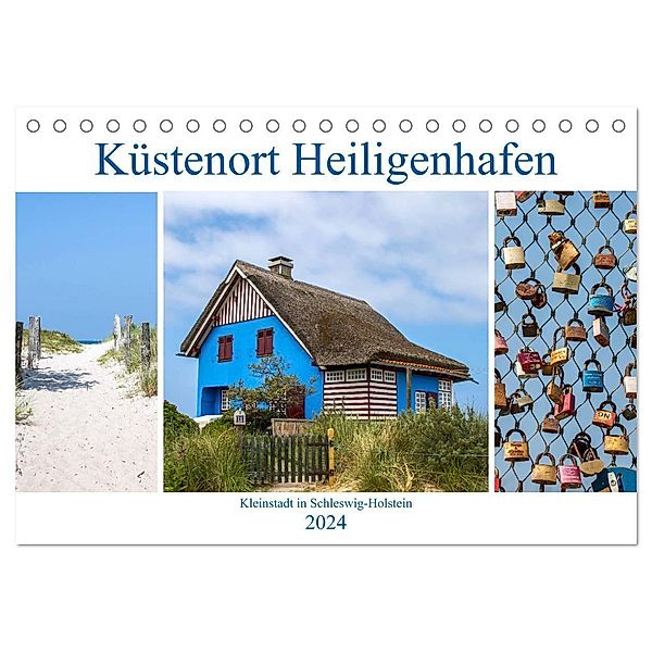 Küstenort Heiligenhafen (Tischkalender 2024 DIN A5 quer), CALVENDO Monatskalender, Schnellewelten