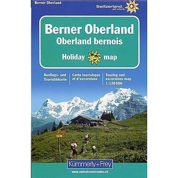 KuF Schweiz Holiday Map Berner Oberland