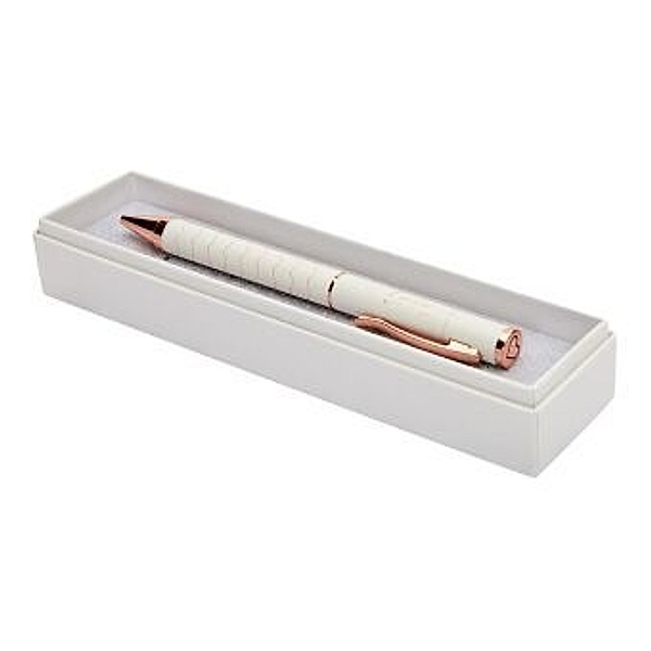 Kugelschreiber mit Geschenkbox - Love - roségoldfarbend