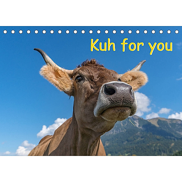 Kuh for you (Tischkalender 2023 DIN A5 quer), Miriam Kaina