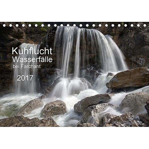 Kuhflucht Wasserfälle bei Farchant (Tischkalender 2017 DIN A5 quer), Andreas Müller