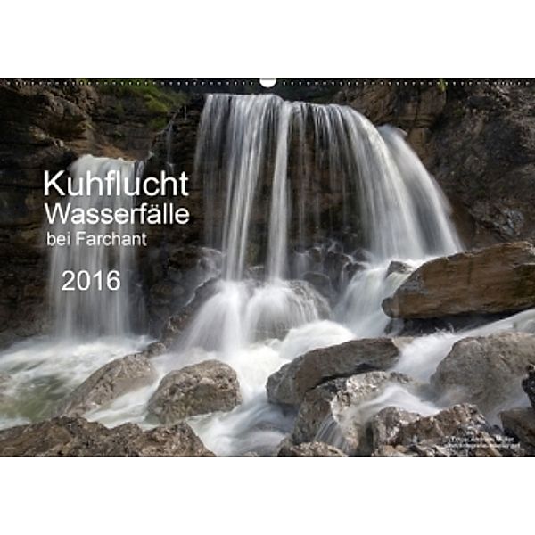 Kuhflucht Wasserfälle bei Farchant (Wandkalender 2016 DIN A2 quer), Andreas Müller