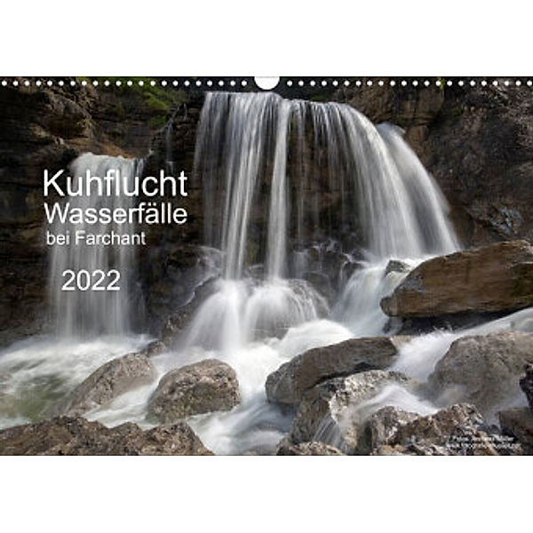 Kuhflucht Wasserfälle bei Farchant (Wandkalender 2022 DIN A3 quer), Andreas Müller