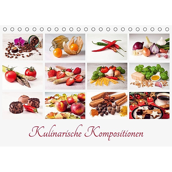 Kulinarische Kompositionen (Tischkalender 2021 DIN A5 quer), Joachim Hasche
