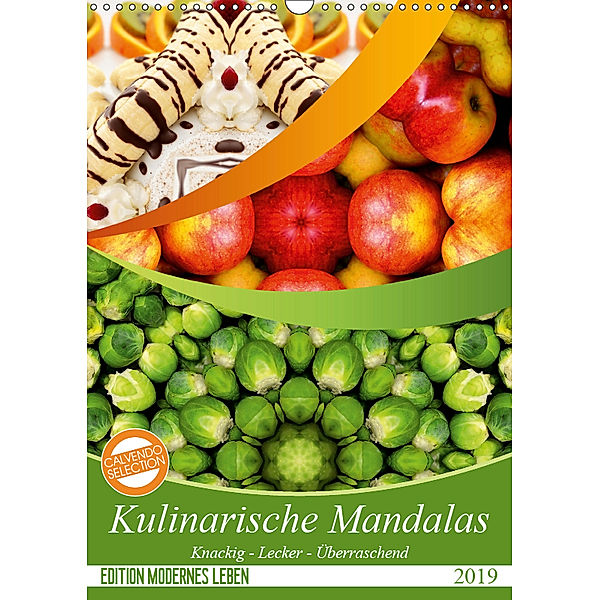 Kulinarische Mandalas (Wandkalender 2019 DIN A3 hoch), Gaby Shayana Hoffmann