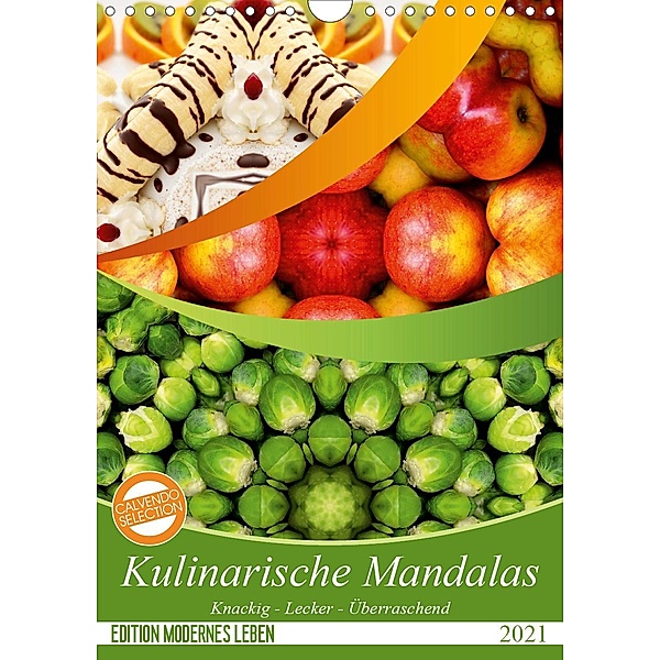 Kulinarische Mandalas (Wandkalender 2021 DIN A4 hoch), Gaby Shayana Hoffmann