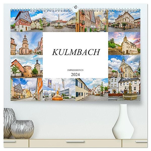 Kulmbach Impressionen (hochwertiger Premium Wandkalender 2024 DIN A2 quer), Kunstdruck in Hochglanz, Dirk Meutzner