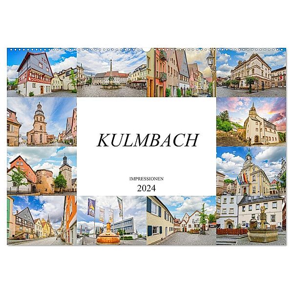 Kulmbach Impressionen (Wandkalender 2024 DIN A2 quer), CALVENDO Monatskalender, Dirk Meutzner