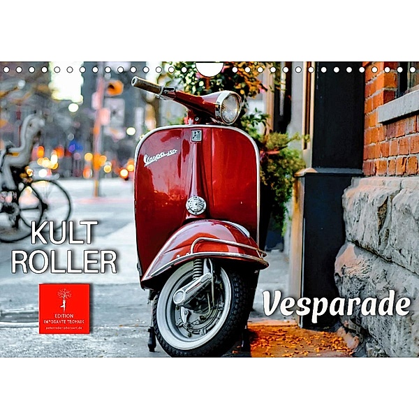 Kult Roller - Vesparade (Wandkalender 2023 DIN A4 quer), Peter Roder