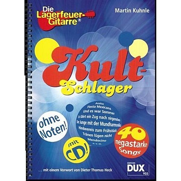 Kult-Schlager, m. Audio-CD, für Gitarre