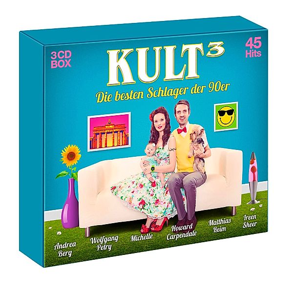 Kult3 - Die besten Schlager der 90er, Diverse Interpreten