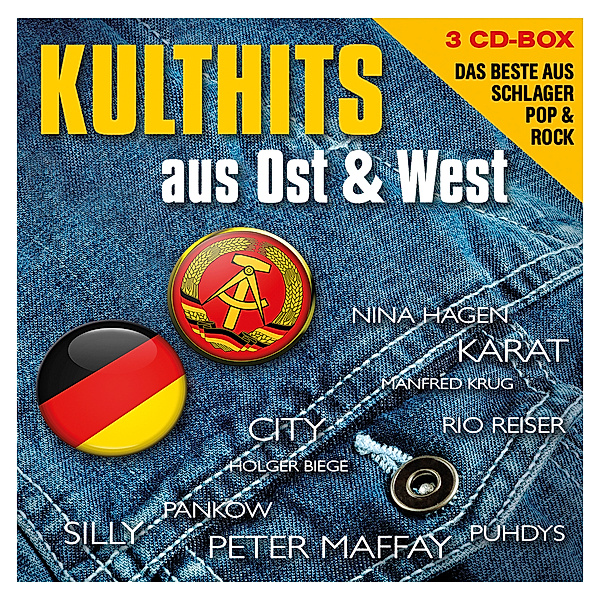 Kulthits aus Ost & West (3CD-Box), Diverse Interpreten