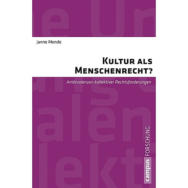 Kultur als Menschenrecht?, Janne Mende