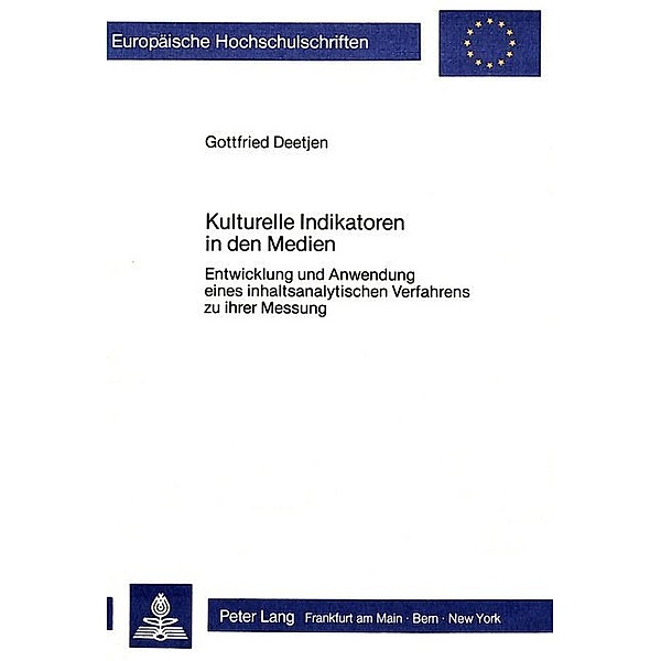 Kulturelle Indikatoren in den Medien, Gottfried Deetjen