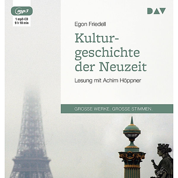 Kulturgeschichte der Neuzeit,1 Audio-CD, 1 MP3, Egon Friedell