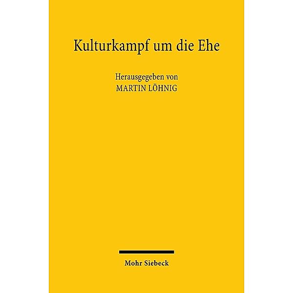 Kulturkampf um die Ehe