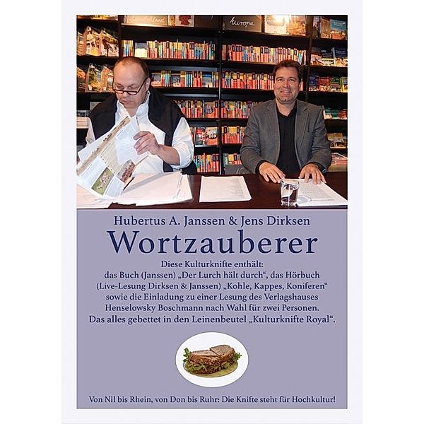 Kulturknifte / Wortzauberer, m. 1 Audio-CD, m. 1 Buch, m. 1 Beilage, Jens Dirksen, Hubertus A. Janssen