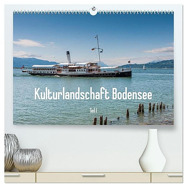 Kulturlandschaft Bodensee - Teil I (hochwertiger Premium Wandkalender 2024 DIN A2 quer), Kunstdruck in Hochglanz, Erhard Hess