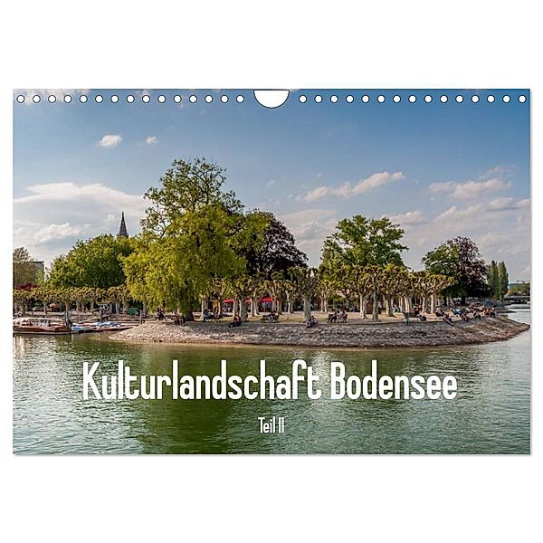 Kulturlandschaft Bodensee - Teil II (Wandkalender 2024 DIN A4 quer), CALVENDO Monatskalender, Erhard Hess