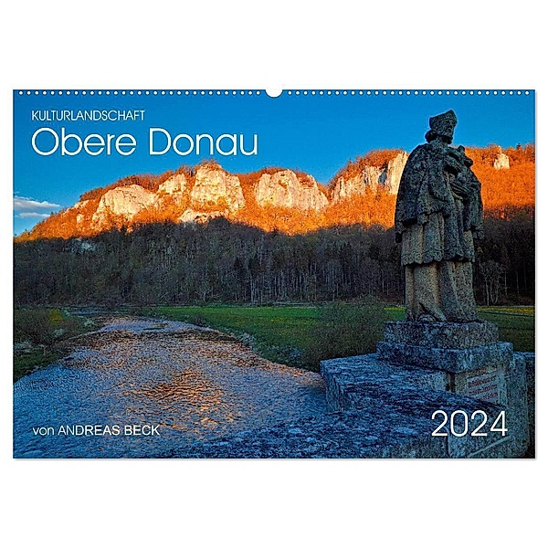 Kulturlandschaft Obere Donau (Wandkalender 2024 DIN A2 quer), CALVENDO Monatskalender, Andreas Beck