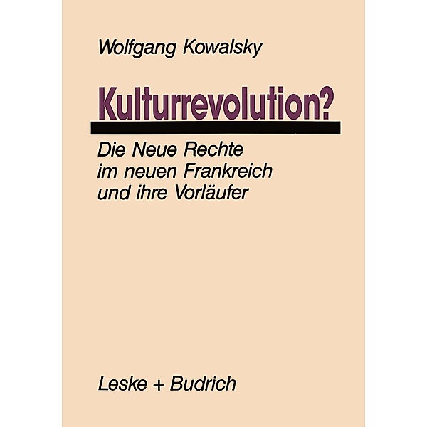Kulturrevolution?, Wolfgang Kowalsky