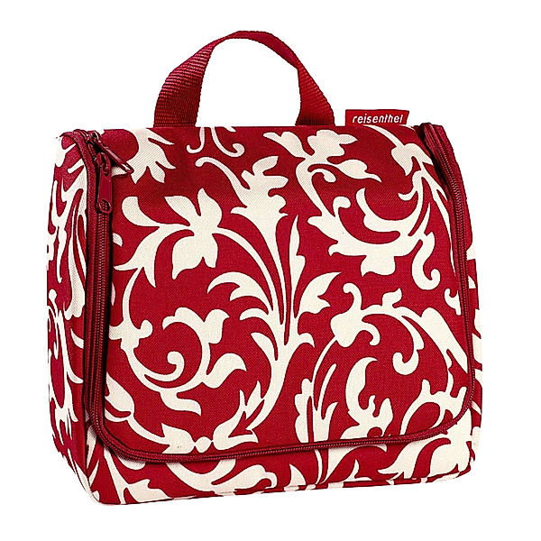 Kulturtasche (Farbe: rot-weiß)