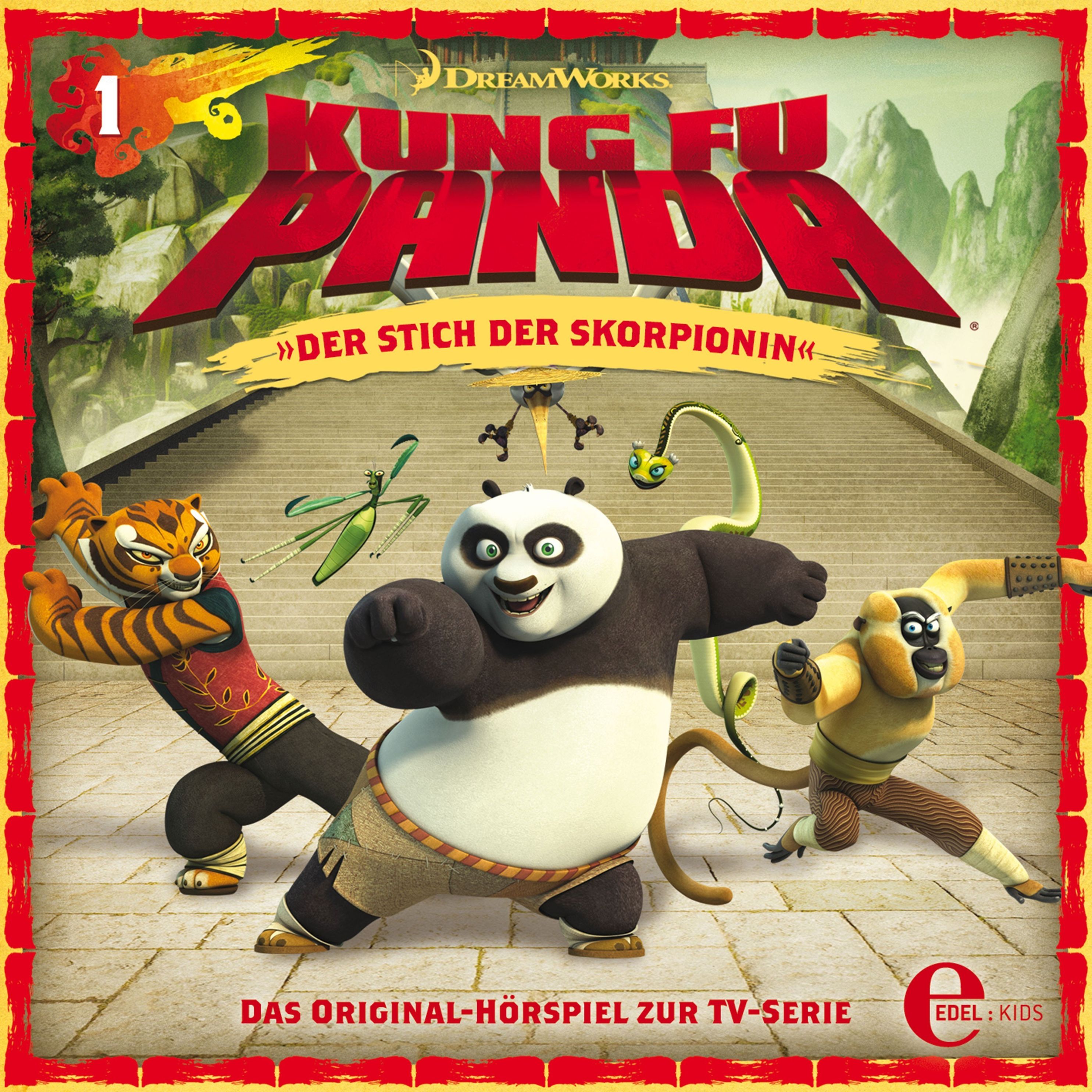 Kung Fu Panda - 1 - Folge 1: Der Stich der Skorpionin Eine klebrige Sache  Hörbuch Download
