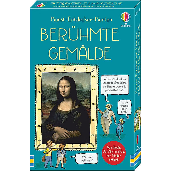 Usborne Verlag Kunst-Entdecker-Karten – Berühmte Gemälde, Sarah Courtauld