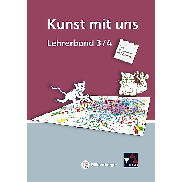 Kunst mit uns LB 3/4, m. 1 CD-ROM, Claudia Lutz, Verena Brunner