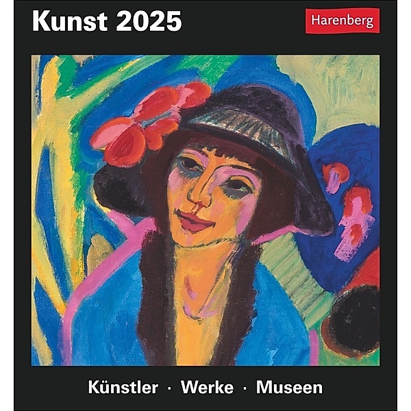 Kunst Tagesabreißkalender 2025 - Kulturkalender - Künstler, Werke, Museen, Regina Erbentraut, Maria Christina Zopff