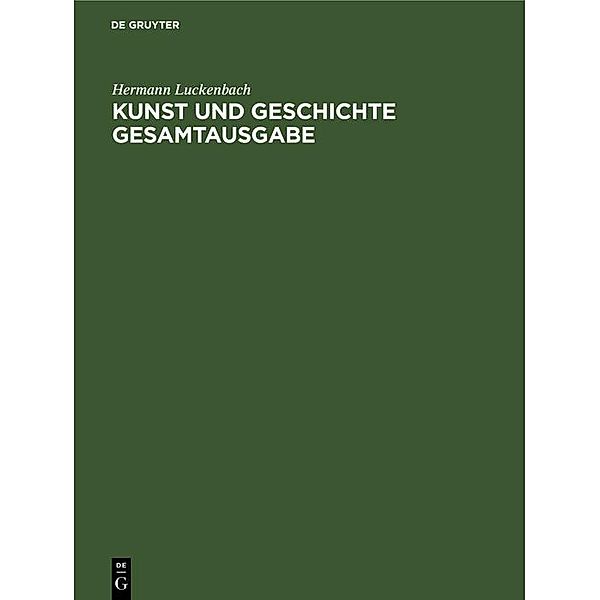 Kunst und Geschichte Gesamtausgabe / Jahrbuch des Dokumentationsarchivs des österreichischen Widerstandes, Hermann Luckenbach