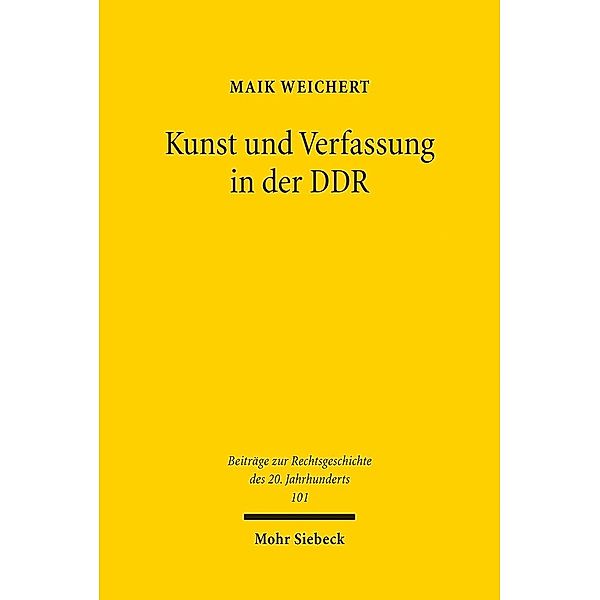 Kunst und Verfassung in der DDR, Maik Weichert