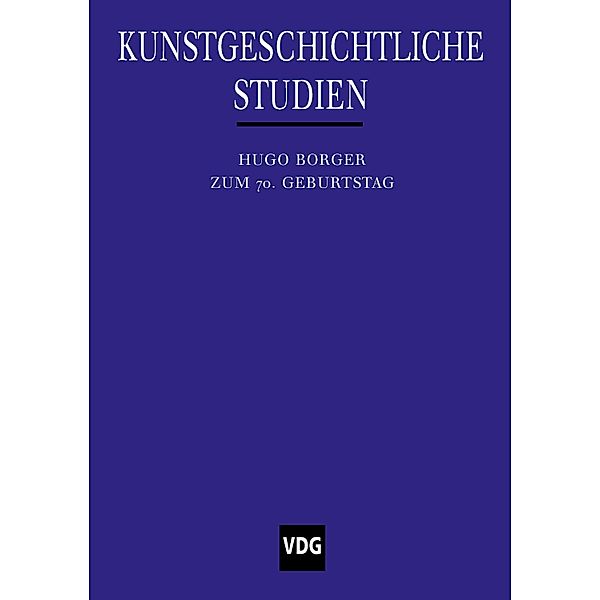Kunstgeschichtliche Studien, Klaus G Beuckers, Gottfried Stracke, Gudrun Pammen-Vogelsang