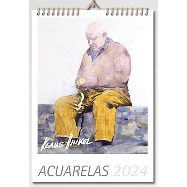 Kunstkalender 2024 Acuarela, Klaus Hinkel