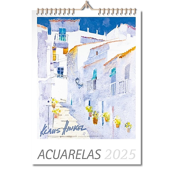 Kunstkalender 2025 Acuarela, Klaus Hinkel