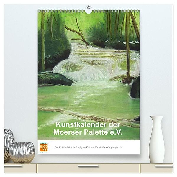 Kunstkalender der Moerser Palette e.V. (hochwertiger Premium Wandkalender 2024 DIN A2 hoch), Kunstdruck in Hochglanz, Miglieder der Moerser Palette e.V.