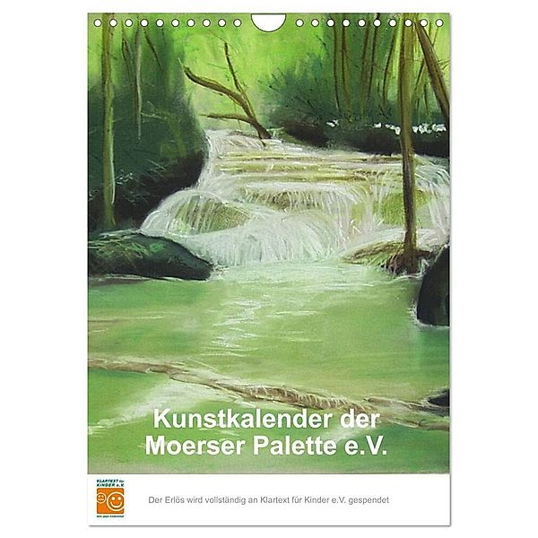 Kunstkalender der Moerser Palette e.V. (Wandkalender 2024 DIN A4 hoch), CALVENDO Monatskalender, Miglieder der Moerser Palette e.V.