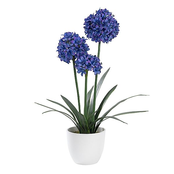 Kunstpflanze Schmucklilie Lila/Blau