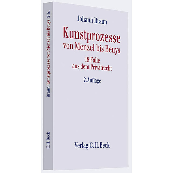 Kunstprozesse von Menzel bis Beuys, Johann Braun