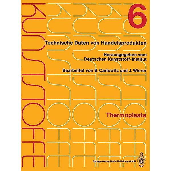 Kunststoffe / Kunststoffe Bd.1-12 / 1-12 / 6, Bodo Carlowitz, Jutta Wierer