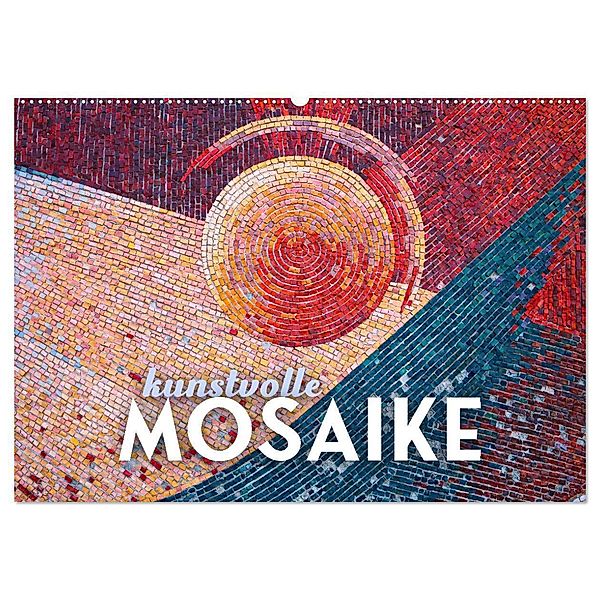 Kunstvolle Mosaike (Wandkalender 2024 DIN A2 quer), CALVENDO Monatskalender, SF