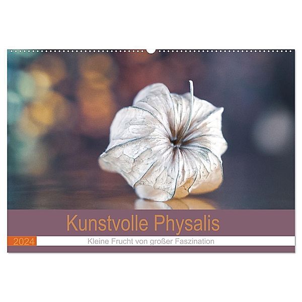 Kunstvolle Physalis-Kleine Frucht von grosser Faszination (Wandkalender 2024 DIN A2 quer), CALVENDO Monatskalender, Edith Nero Photography