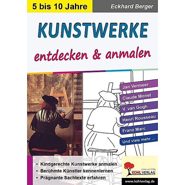 Kunstwerke entdecken & anmalen, Eckhard Berger