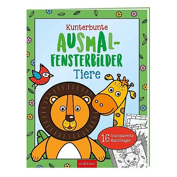 Kunterbunte Ausmal-Fensterbilder - Tiere