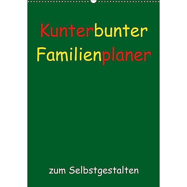 Kunterbunter Familienplaner (Wandkalender 2020 DIN A2 hoch), Susanne Herppich