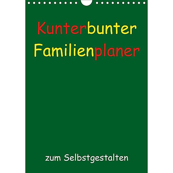 Kunterbunter Familienplaner (Wandkalender 2020 DIN A4 hoch), Susanne Herppich