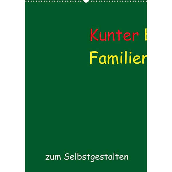 Kunterbunter Familienplaner (Wandkalender 2022 DIN A2 hoch), Susanne Herppich