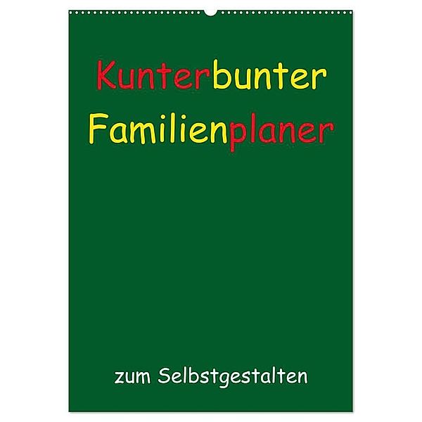 Kunterbunter Familienplaner (Wandkalender 2024 DIN A2 hoch), CALVENDO Monatskalender, Susanne Herppich