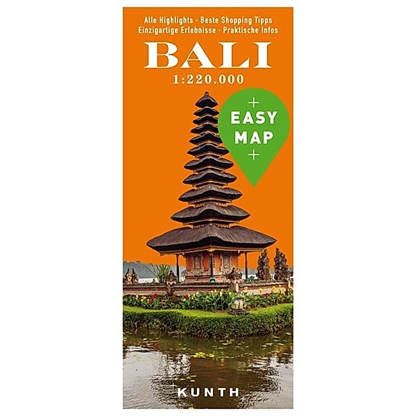 Kunth Easy Map / KUNTH EASY MAP Bali 1:220.000, KUNTH Verlag