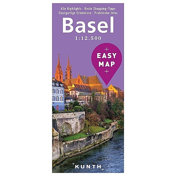 Kunth Easy Map / KUNTH EASY MAP Basel 1:12.500, KUNTH Verlag